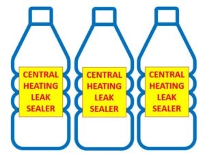 Central Heating Leak Sealer Bottles
