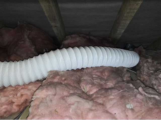 Extractor Fan in Loft