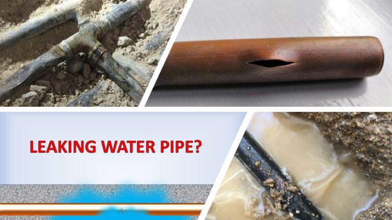 how to find a water leak underground