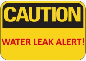 water leak alert warning