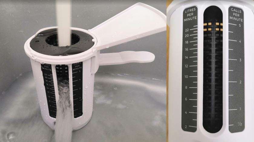 Water Flow Meter - Weir Cup