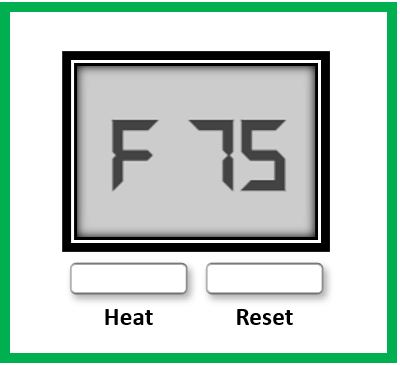F75 Boiler Error