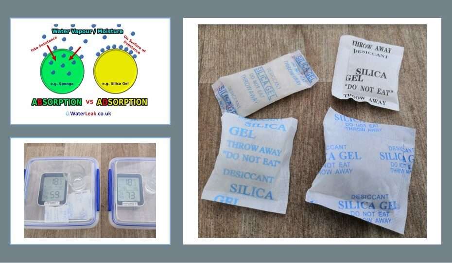 Silica Gel Packets - Drying Test