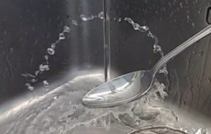 Slow Motion Water Tap - Spoon Video