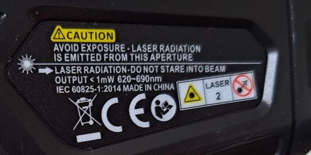 Infrared Thermometer - Safety Warning