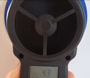 Bathroom Extractor Fan (Larger) - Anemometer