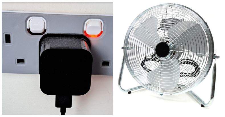 Fans Electricity Use Cost UK