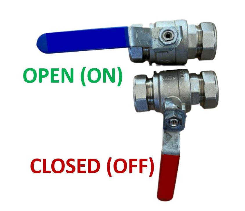 Isolation Valves - Open and Closed