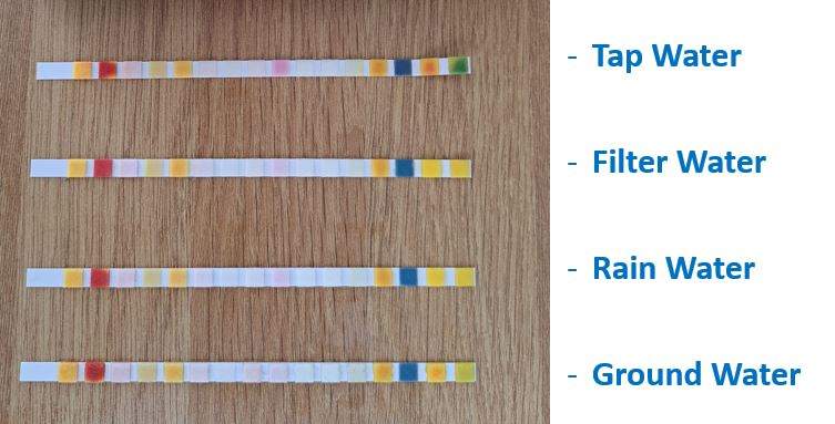 Drinking Water Test Vs Filter And Rain Good Clear Results