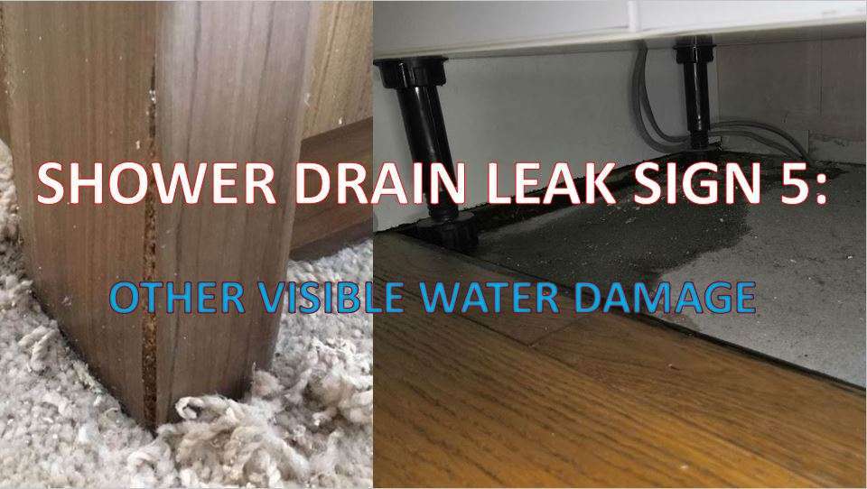Shower Drain Leak Water Damage